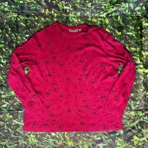 Croft & Barrow Poinsettia Top